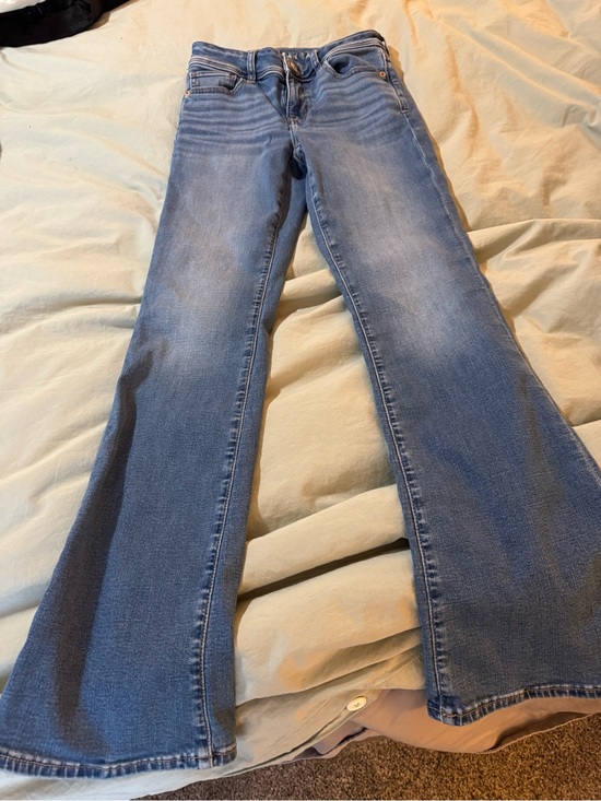 American Eagle Outfitters Denim - American Eagle kick boot Light Blue Jeans ladies size 2